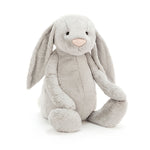 Jellycat Bashful Silver Bunny Giant (Really Really Big) - front view