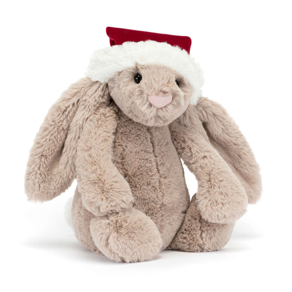 Jellycat Bashful Christmas Bunny - front view