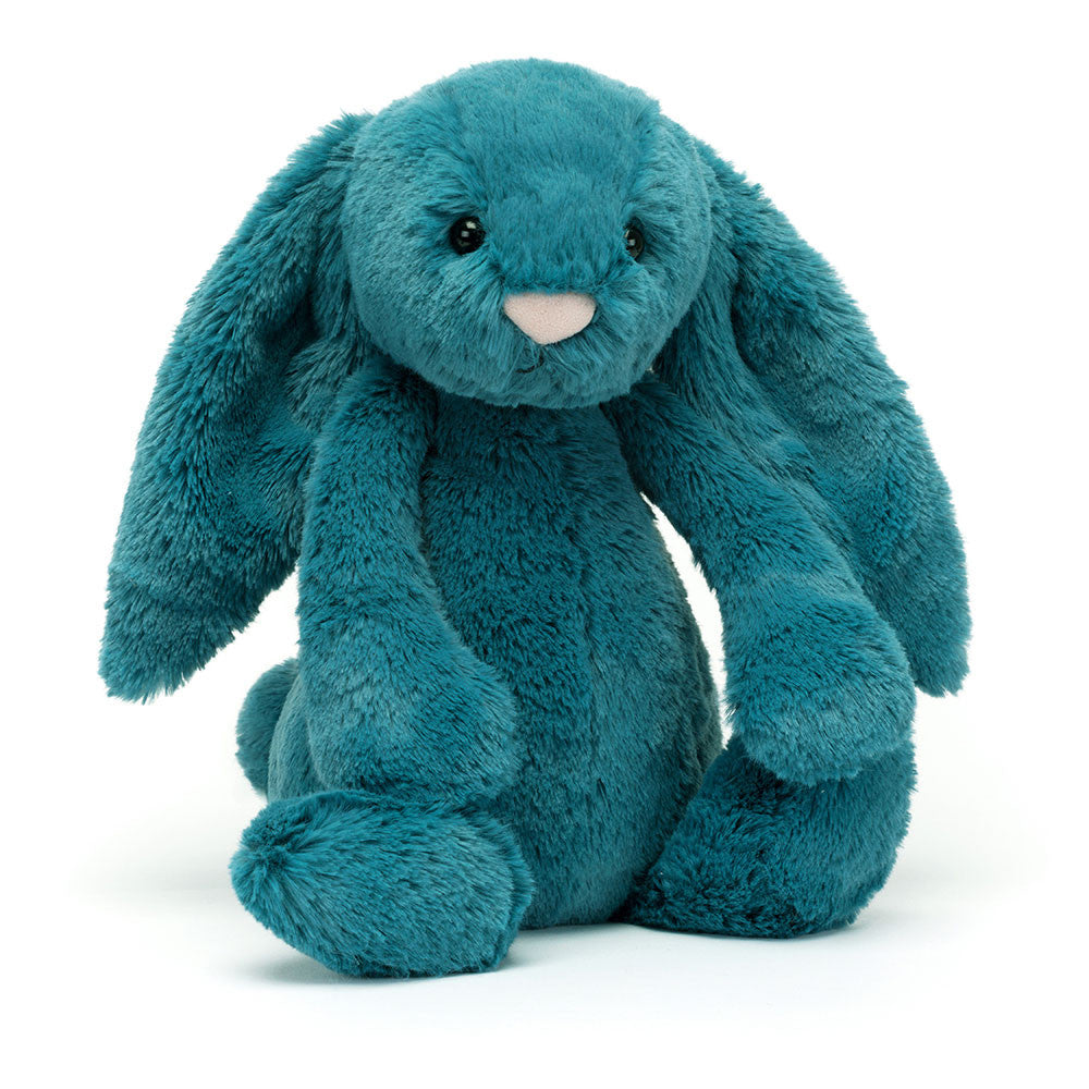 Jellycat Bashful Mineral Blue Bunny Original (Medium) - front view