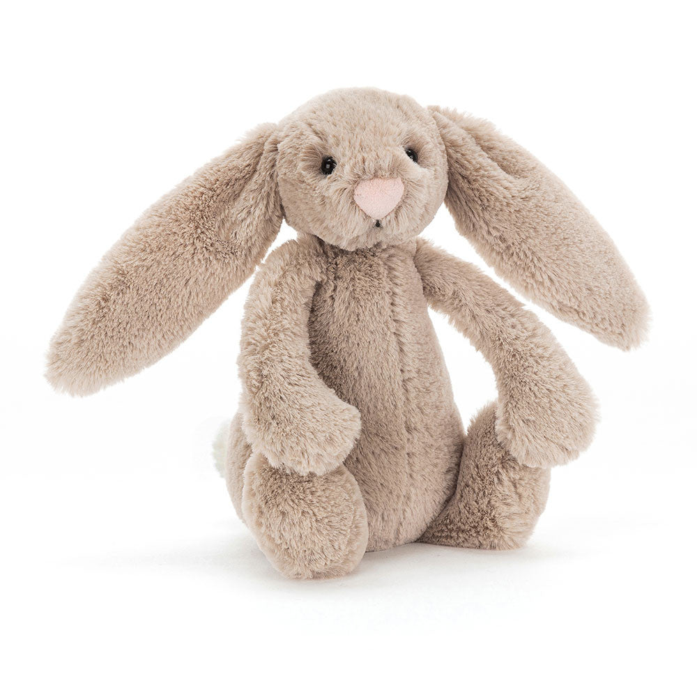 Jellycat Bashful Beige Bunny Little (Small) - front view
