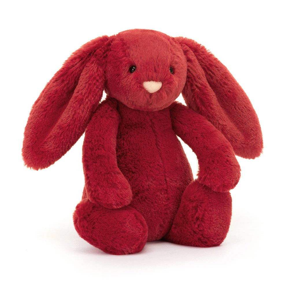 Jellycat Bashful Cranberry Bunny - front view