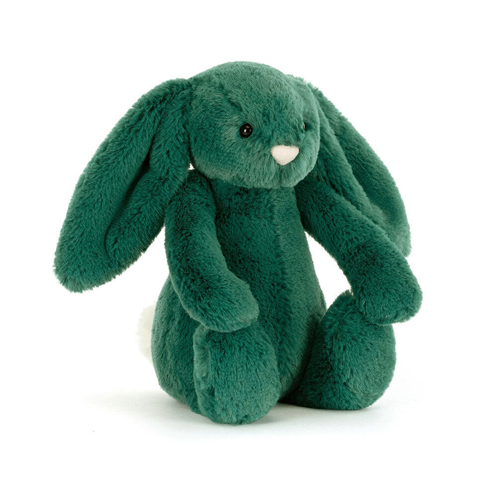 Jellycat Bashful Teal Bunny Little - front view