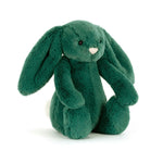 Jellycat Bashful Teal Bunny Little - front view
