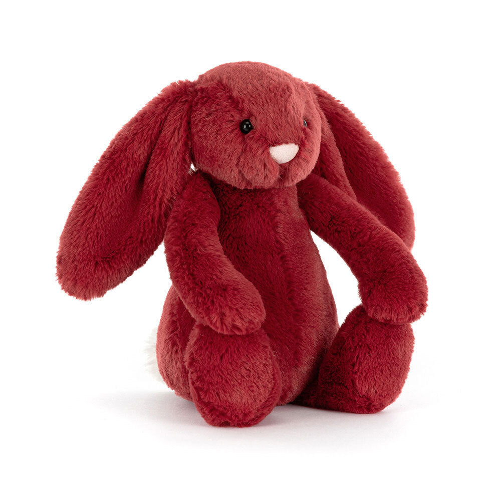 Jellycat Bashful Redcurrant Bunny Little - front view