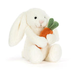Jellycat Bashful Carrot Bunny Little - front view
