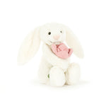 Jellycat Bashful Bunny 'Peony' Little - front view