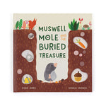Jellycat Muswell Mole and the Buried Treasure Book - front cover
