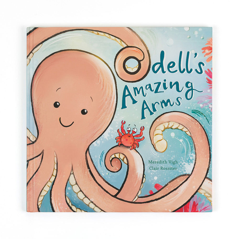 Jellycat Odell's Amazing Arms Book - front cover