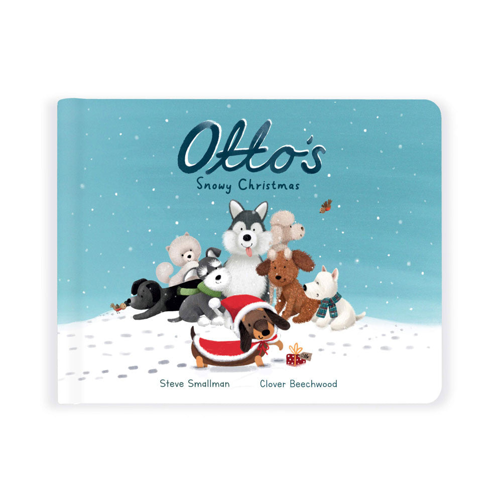 Jellycat Otto's Snowy Christmas Book - front cover