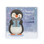 Jellycat Peanut Penguin’s Perfect Present Book - front cover