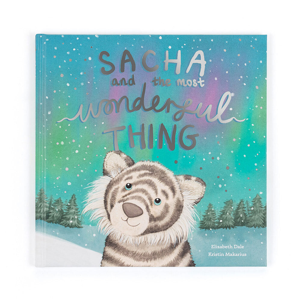 Jellycat Sacha and the Most Wonderful Thing Book - front cover