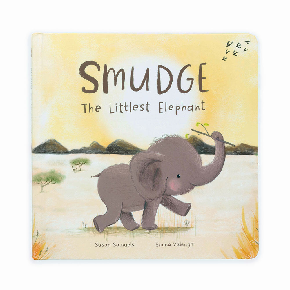 Jellycat Smudge the Littlest Elephant Book - front cover
