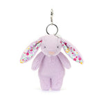 Jellycat Blossom Jasmine Bunny Bag Charm - front view