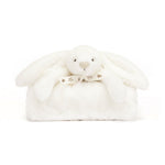 Jellycat Bashful Luxe Bunny Luna Blankie - front view