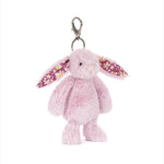 Jellycat Thistlepop Blossom Bunny Bag Charm - front view