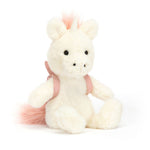 Jellycat Backpack Unicorn - front view