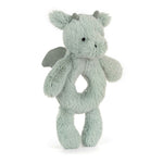 Jellycat Bashful Dragon Ring Rattle - front view