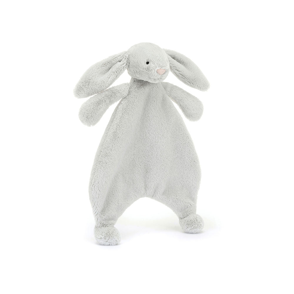 Jellycat Bashful Silver Bunny Comforter - front view