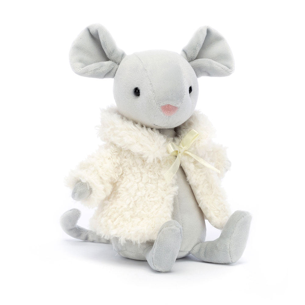 Jellycat Comfy Coat Mouse - front view