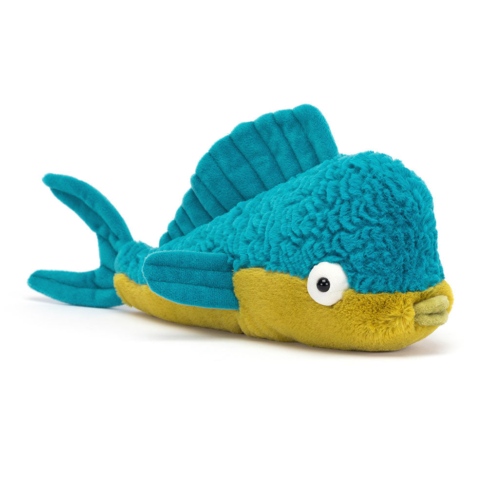 Jellycat Delano Dorado Fish - front view