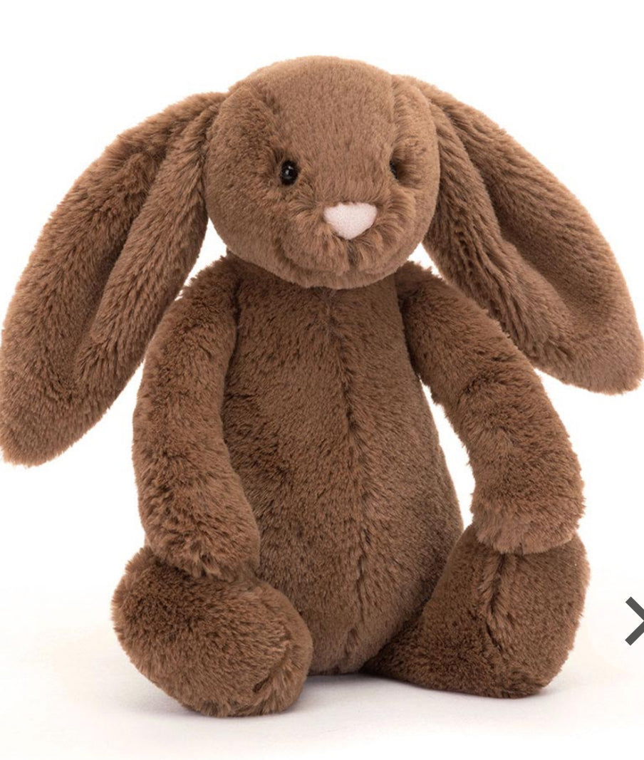 Jellycat Bashful Nutmeg Bunny - front view