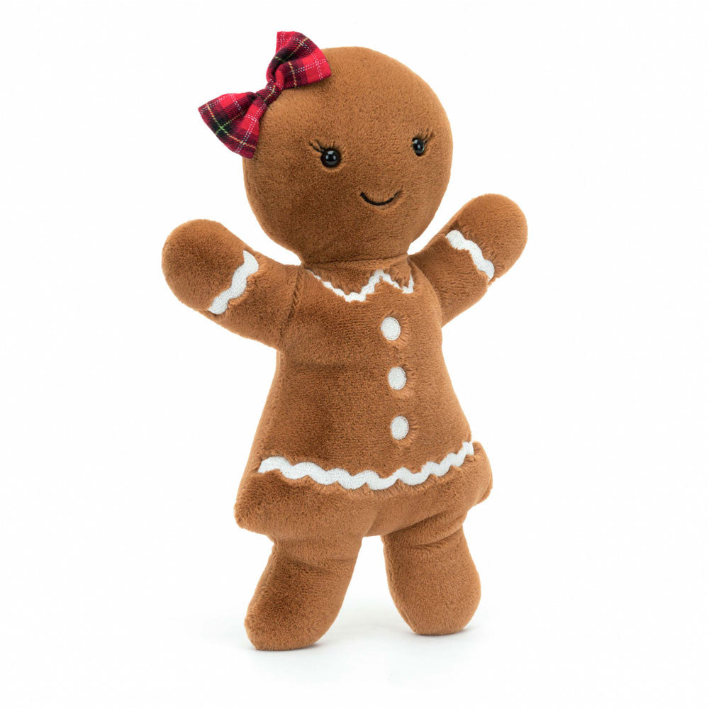 Jellycat Jolly Gingerbread Ruby Original - front view
