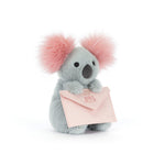 Jellycat Koala with Message - front view