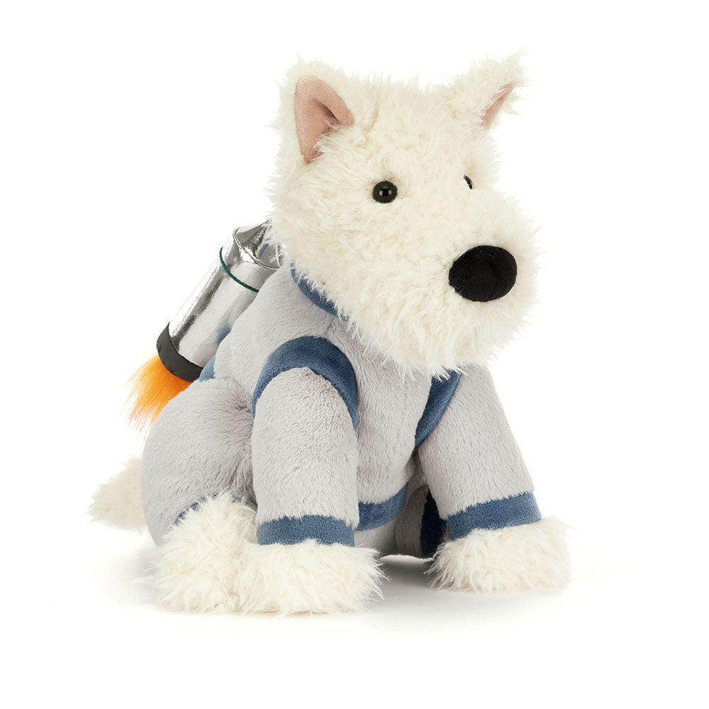 Jellycat Munro Scottie Dog Space Outfit - front view