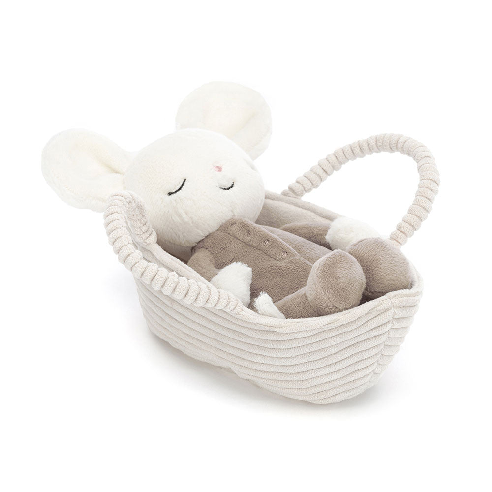 Jellycat Rock-a-Bye Mouse - front view