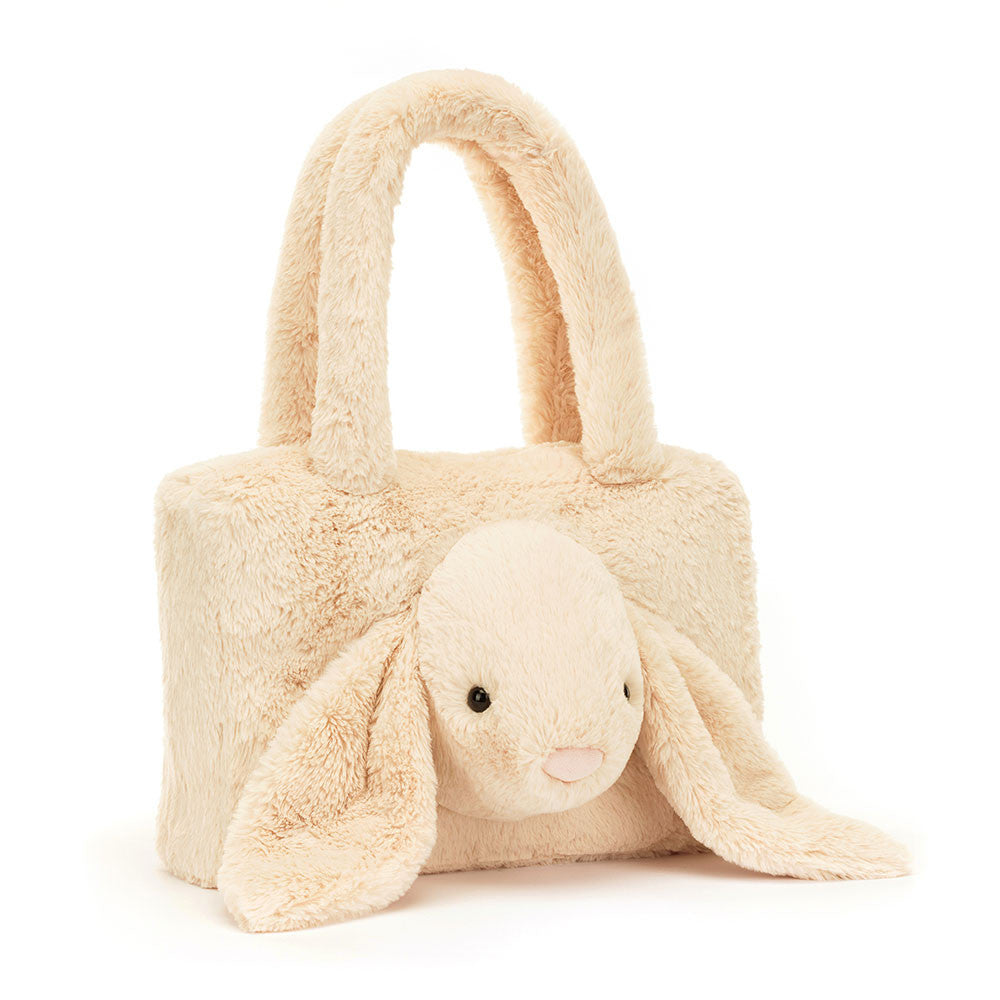 Jellycat Smudge Rabbit Tote Bag - front view