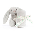 Jellycat Bashful Silver Bunny Soother - front view