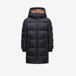 Boys Navy Lentille Long Parka