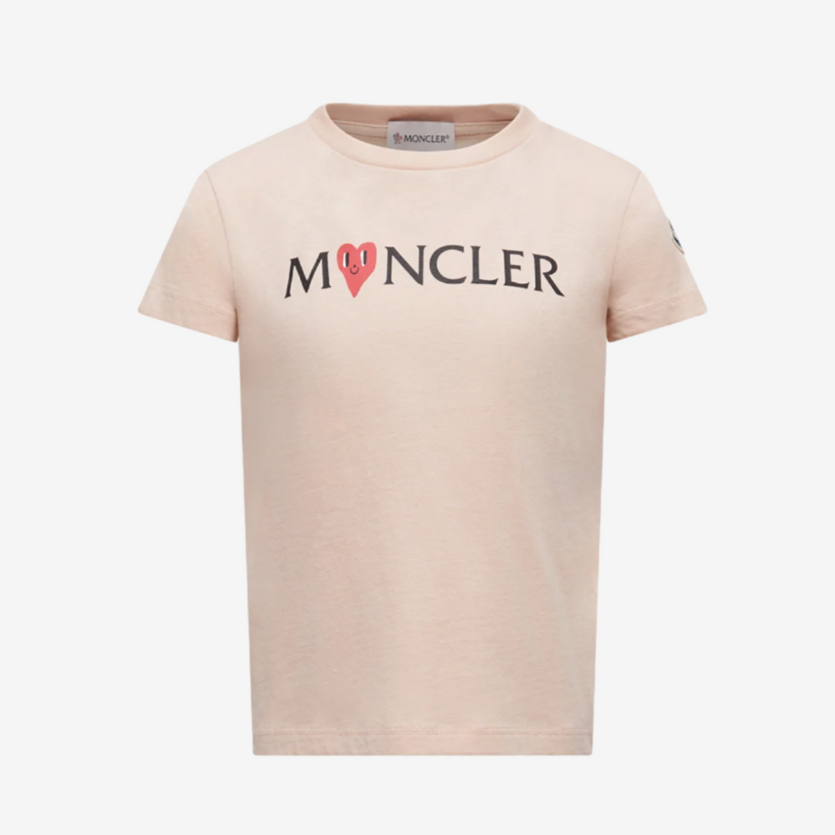 Moncler Enfant Girls Pastel Pink T-Shirt | Casa Childrenswear