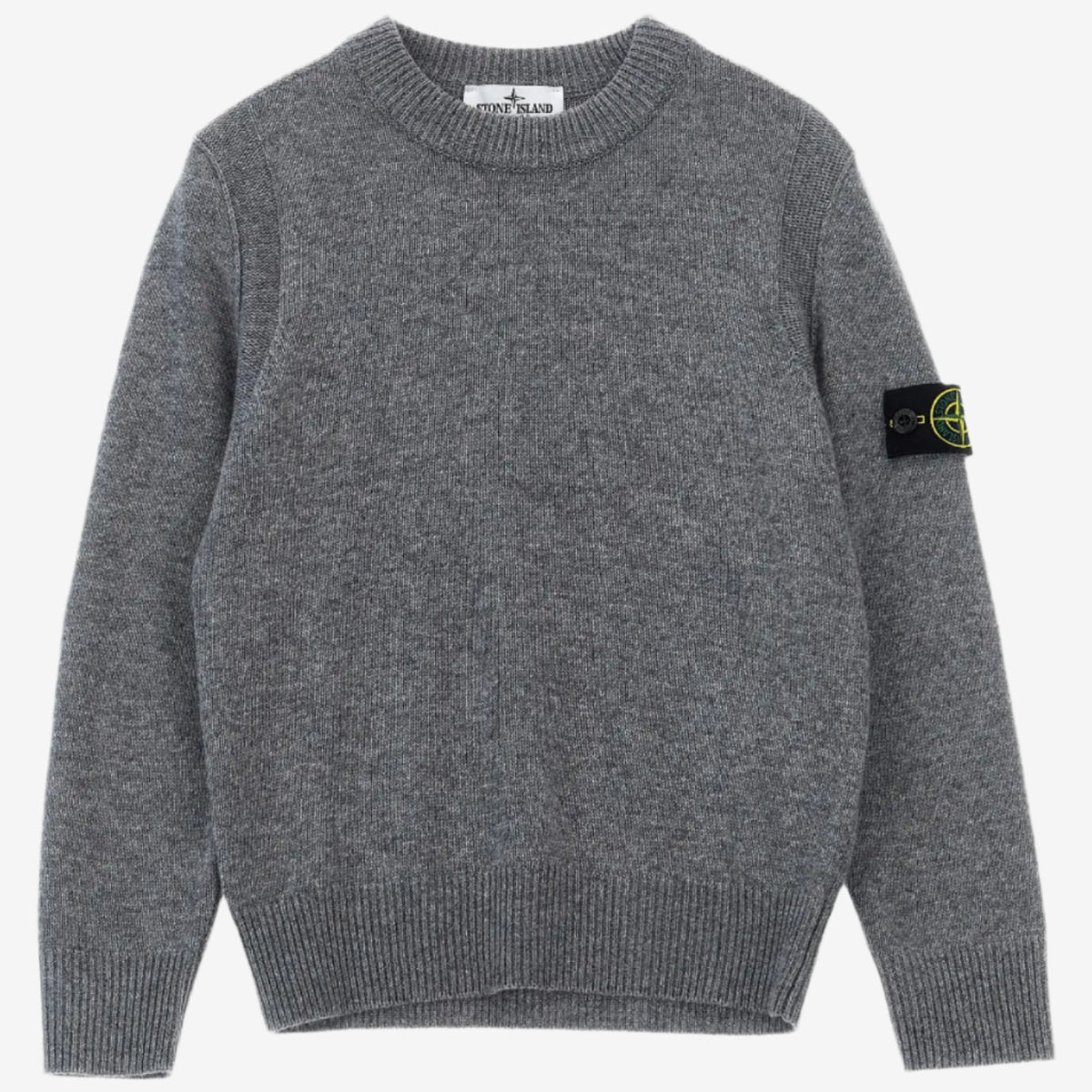 Boys Dark Grey Compass Crew Neck