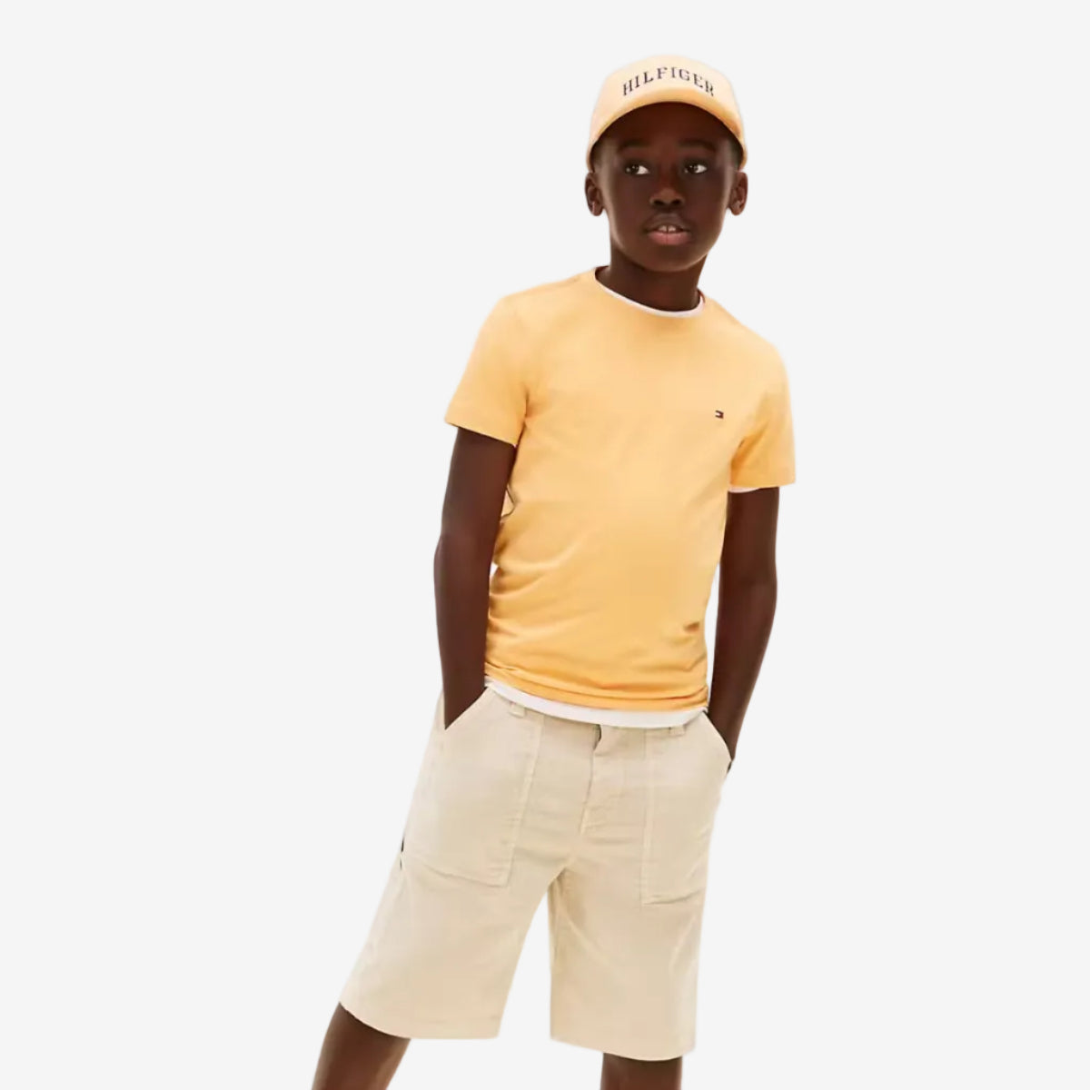 Tommy Hilfiger Orange Essential T-Shirt | Casa Childrenswear
