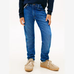 Tommy Hilfiger Dark Blue Straight Denim Jean | Casa Childrenswear