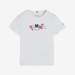 Tommy Hilfiger Baby White Print T-Shirt - front view
