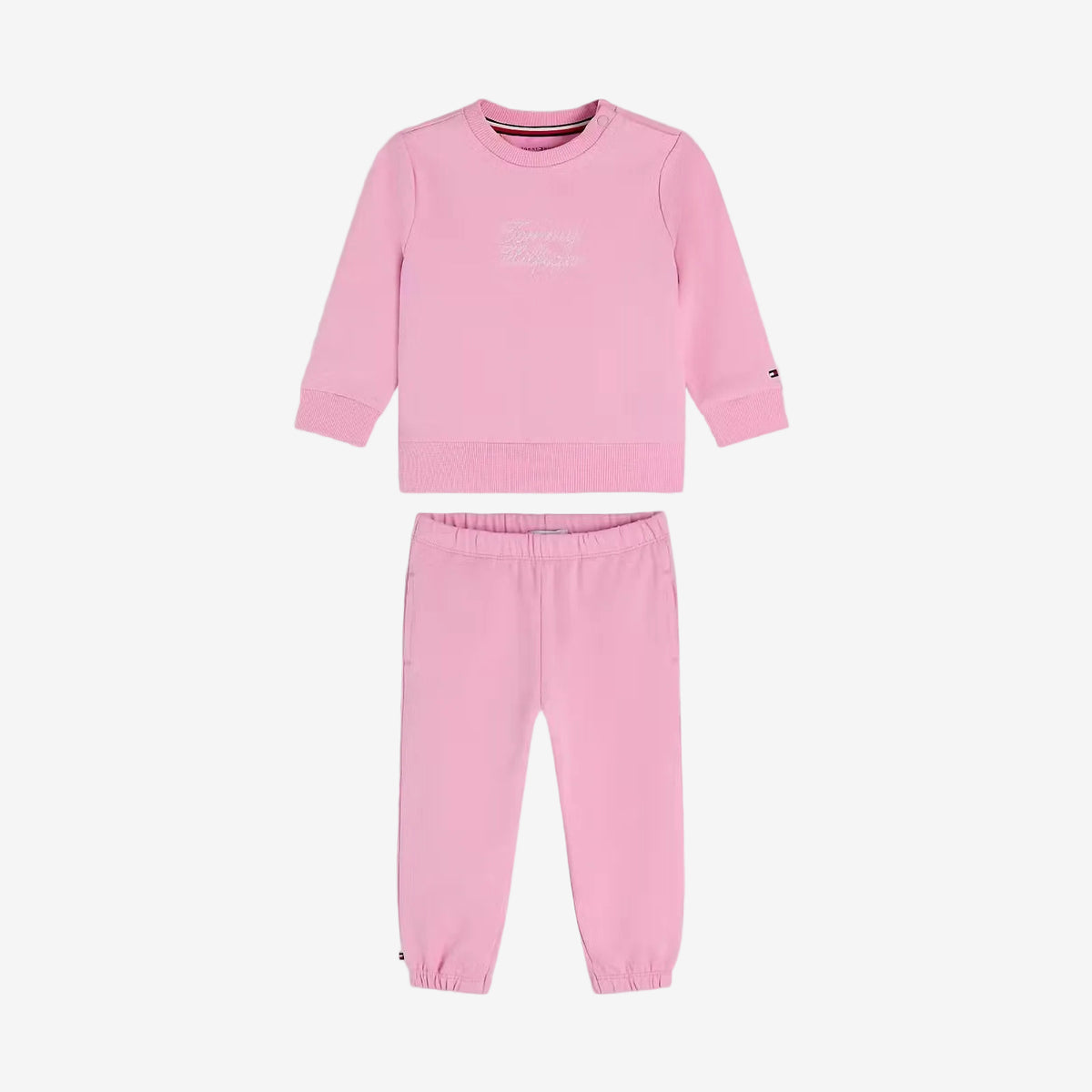 Baby Girls Pink Tracksuit