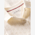 Baby Girls Ivory Cable Dress