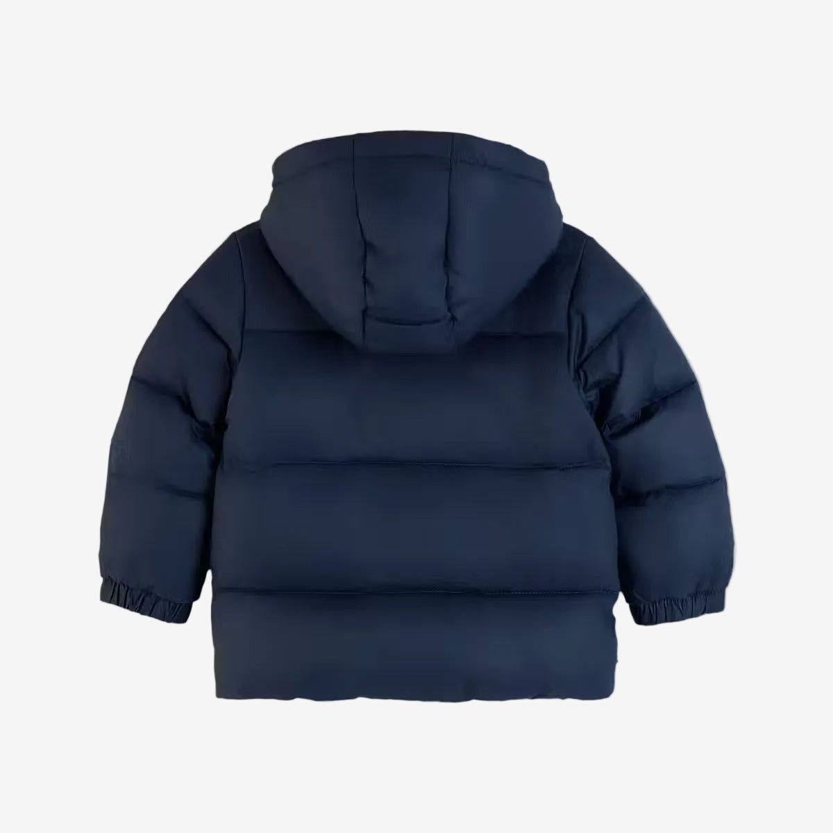 Tommy Hilfiger Baby Boys Navy Essential Puffer Jacket - back view