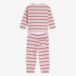 Tommy Hilfiger Baby Girls Pink Striped Tracksuit Set - jacket front view