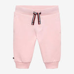 Tommy Hilfiger Baby Girls Pink Cotton Joggers | Casa Childrenswear