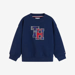 Tommy Hilfiger Baby Boys Navy TH Tracksuit Set - jacket front view