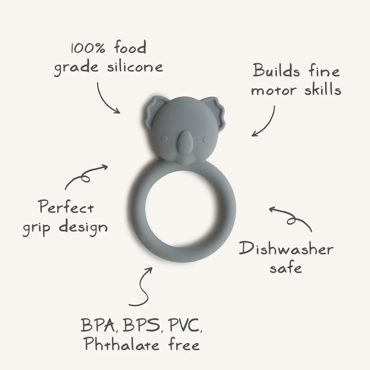 Mushie Koala Teether | Casa Childrenswear