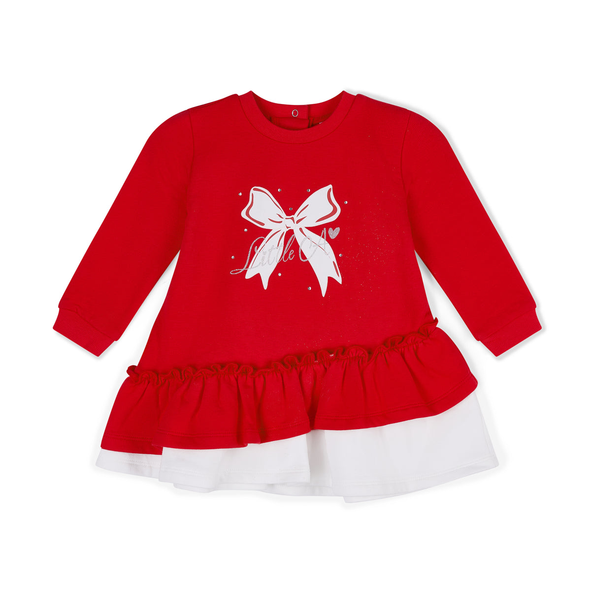 Katrina Bow Frill Sweat Dress