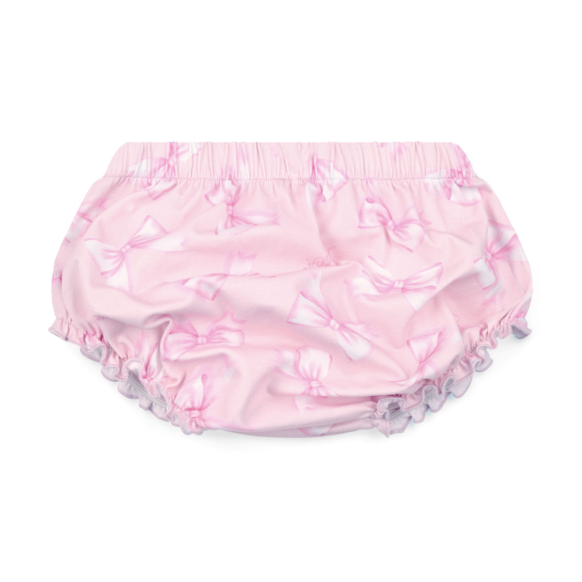 A Dee Opal Bow Print Pink Cotton Dress | Casa Childrenswear