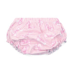 A Dee Opal Bow Print Pink Cotton Dress | Casa Childrenswear
