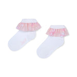 A Dee Odette Bow Print Frill Sock | Casa Childrenswear