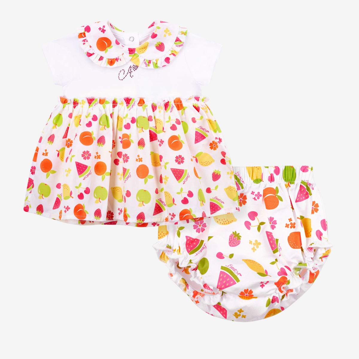 A Dee Payton Fruit Print Dress | Casa Childrenswear