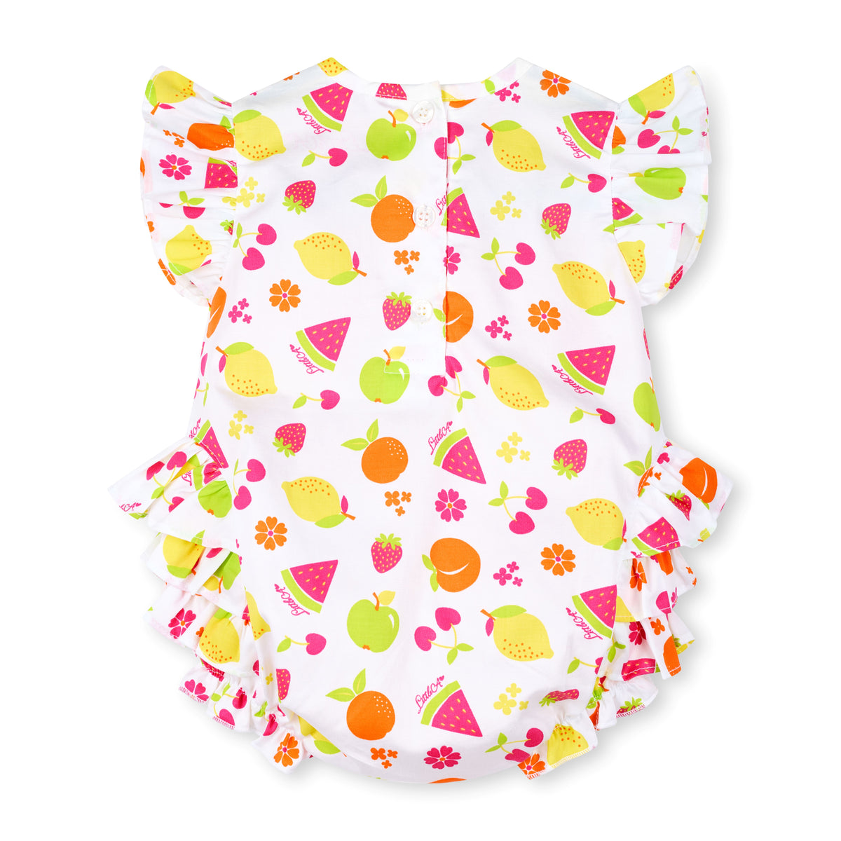 A Dee Paloma Fruit Print Romper | Casa Childrenswear